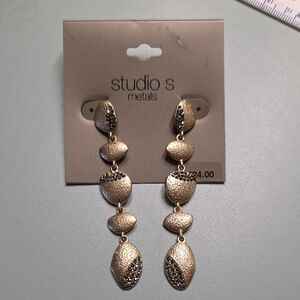 Studio S Gold Drop Earrings